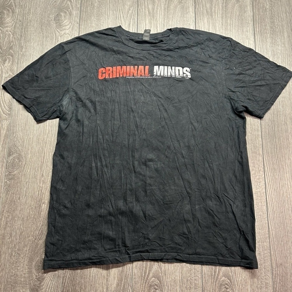 Criminal Minds CBS TV Series Graphic T-Shirt Mens XL Black Anvil by Gildan 2019